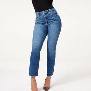 Good American GOOD CLASSIC RAW HEM Jeans